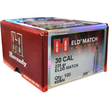 Hornady .30 ELD-M 225gr Proiettili