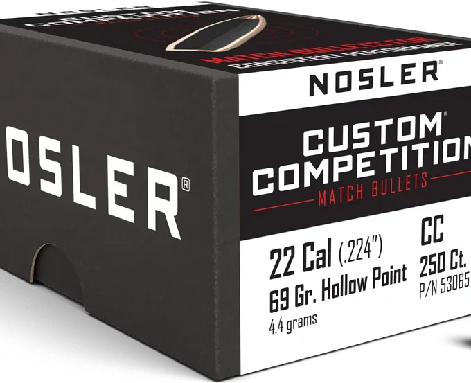 Nosler .22 Competition HPBT 69gr Bullets