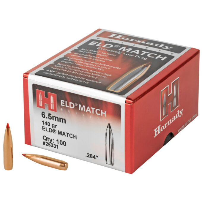 Hornady 6.5mm ELD-M 140gr Bullets