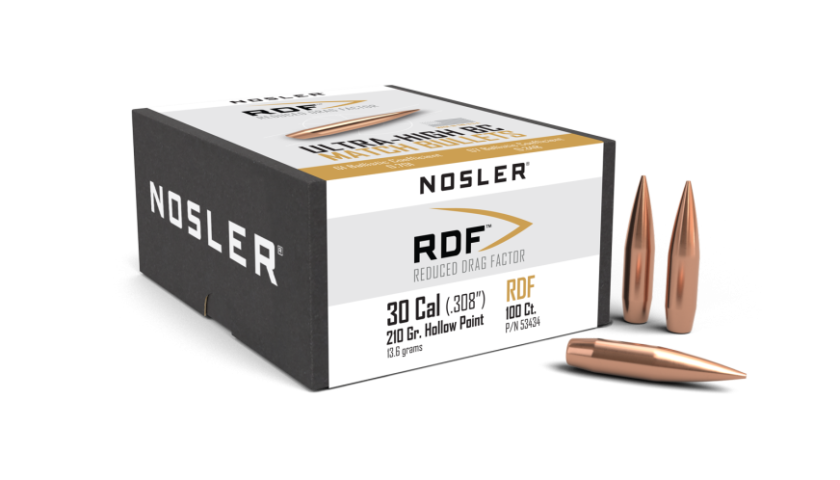 Nosler .30 RDF HPBT 210gr Proiettili