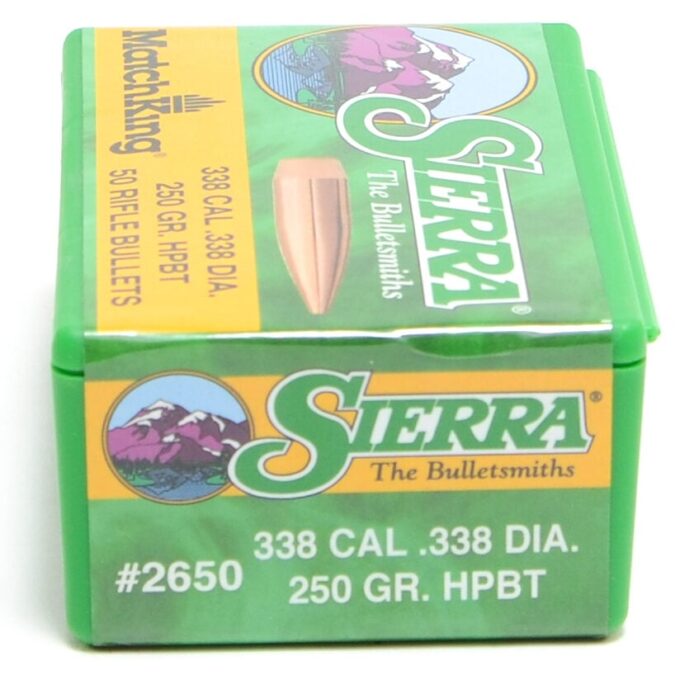 Sierra .375 Match King HPBT 350gr Proiettili