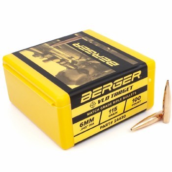 Berger 6mm VLD Target 115gr Proiettili