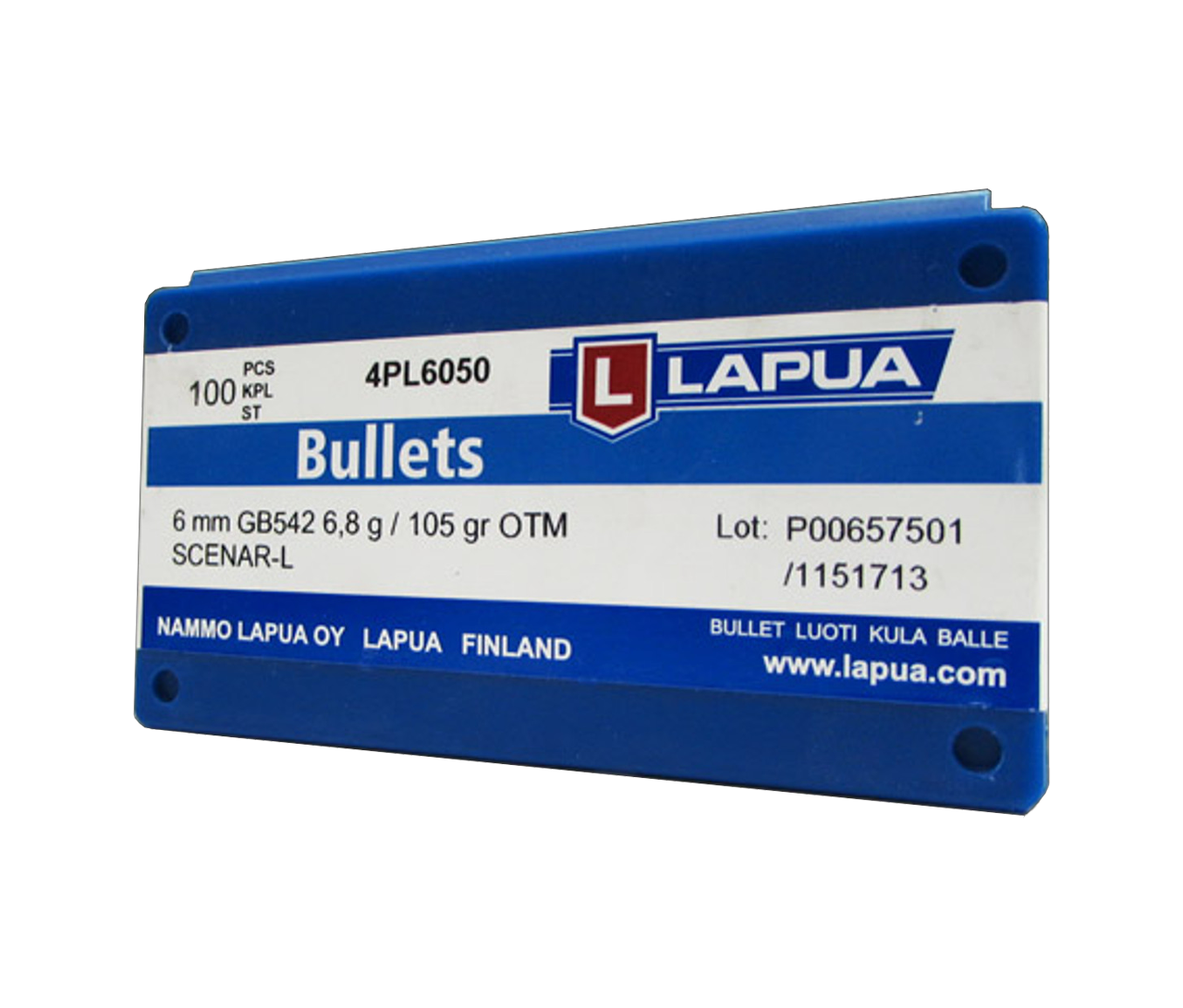 Lapua 6mm Scenar-L HPBT 105gr Proiettili